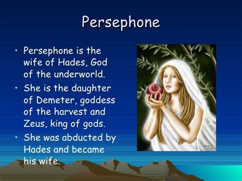 Persephone • Facts and Information on the Goddess Persephone